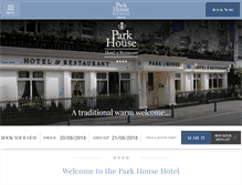 Tablet Screenshot of parkhousehotel.ie