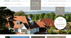 Desktop Screenshot of parkhousehotel.com